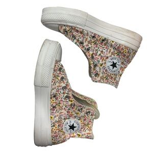 Converse Chuck Taylor All Star Lift Platform High 'Florals' Sneakers